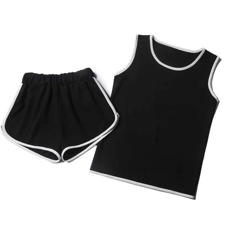 2022 Summer Shorts Sets Women's Tracksuit Seamless Sportswear Workout Sports Crop Top T-shirt Running Shorts Cycling Gym Clothes