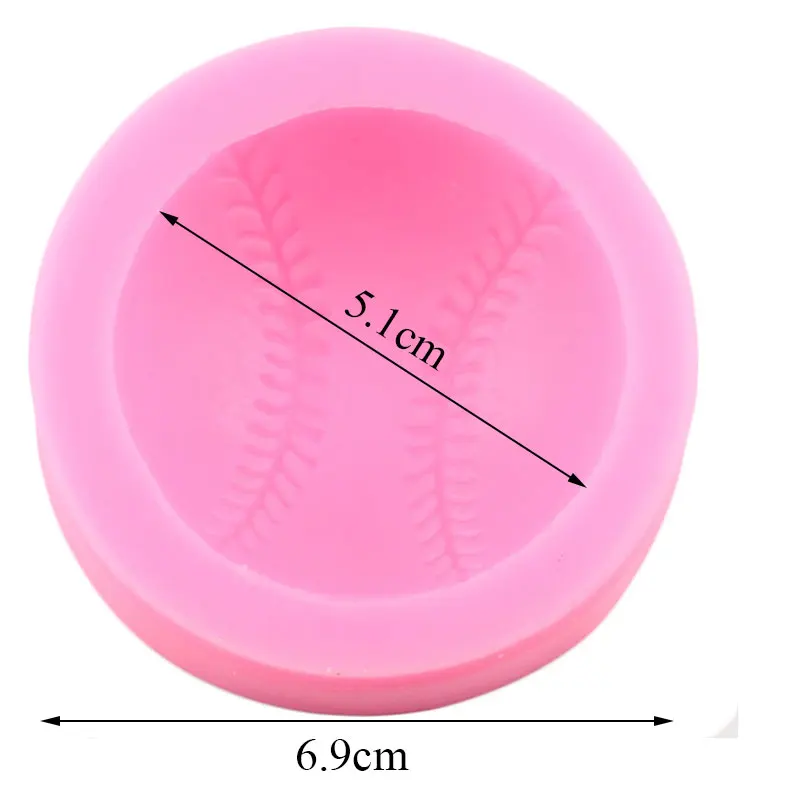 Football Baseball Basketball Rugby Tennis Sport Ball Silicone Mold  Candy Resin Chocolate Mould Fondant Cake Decorating Tools