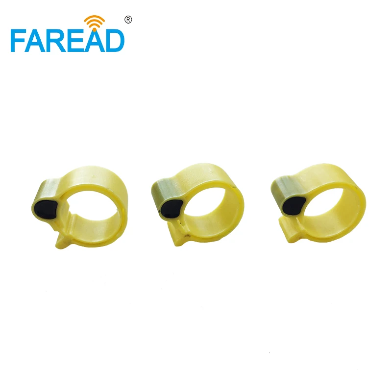 100pcs RFID EMID 칩 125KHz 전자 발 태그 링 치킨 버드 오리 ID 태깅