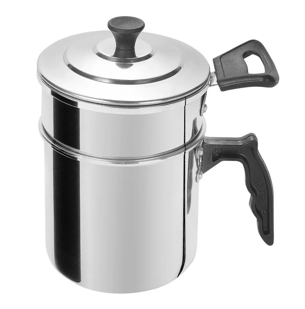 Northeast Couscous Pot In Polished Aluminum N12