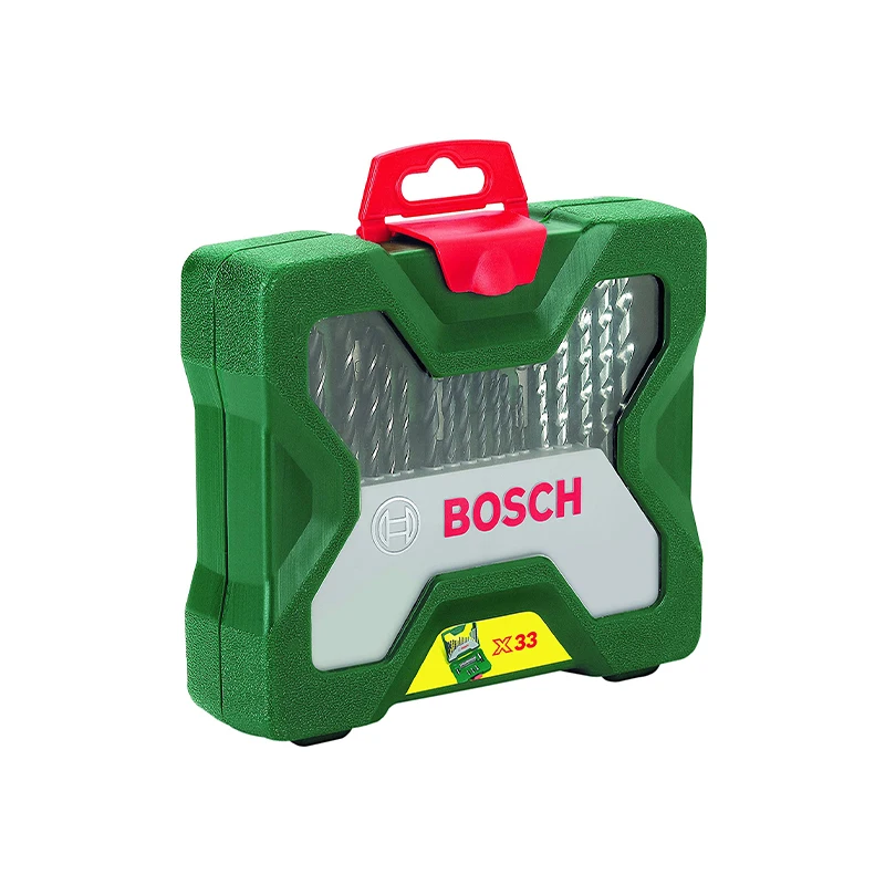 Bosch X-Line 33 Piece Screwdriver Drill Bits Set Accessories Hand Tools Workpro Attachment Edc Wood Cutter Masonry Instruments