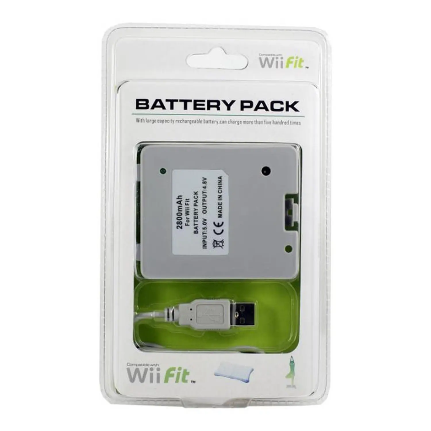 Bateria Recarregável para Wii Fit, Wii Fit, 1000mAh