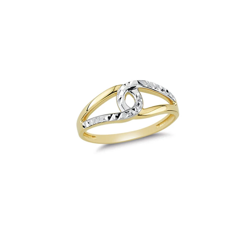 14K Solid Gold Classy Ring for Women