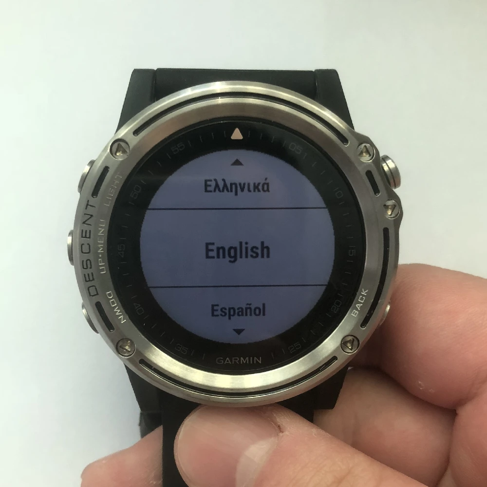 Original Garmin DESCENT MK1 computer watch Used 90% New GPS Second-hand Support English Spanish Portuguese Out Front Mount Case