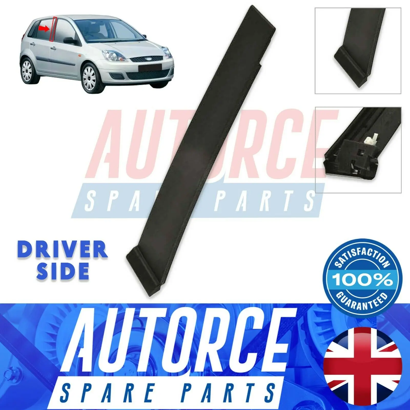 

Для FORD FIESTA MK5 для задней правой двери, пластиковая литье, отделочная панель 4/5, двери подходит для-2S61A20898AK, 2S61A20898AL
