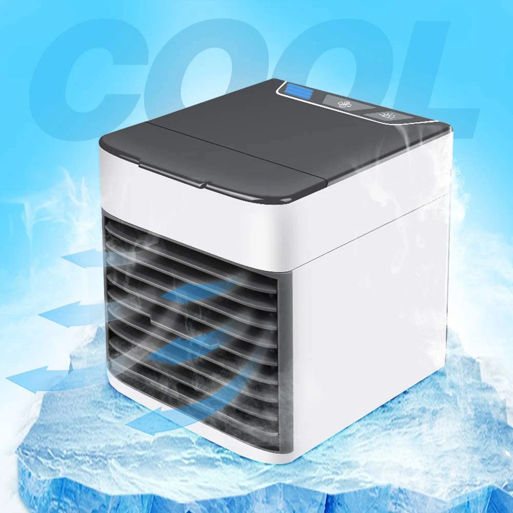 Mini portable air conditioner air conditioner air conditioner and purifier for home salon kitchen 3 speed cold air usb