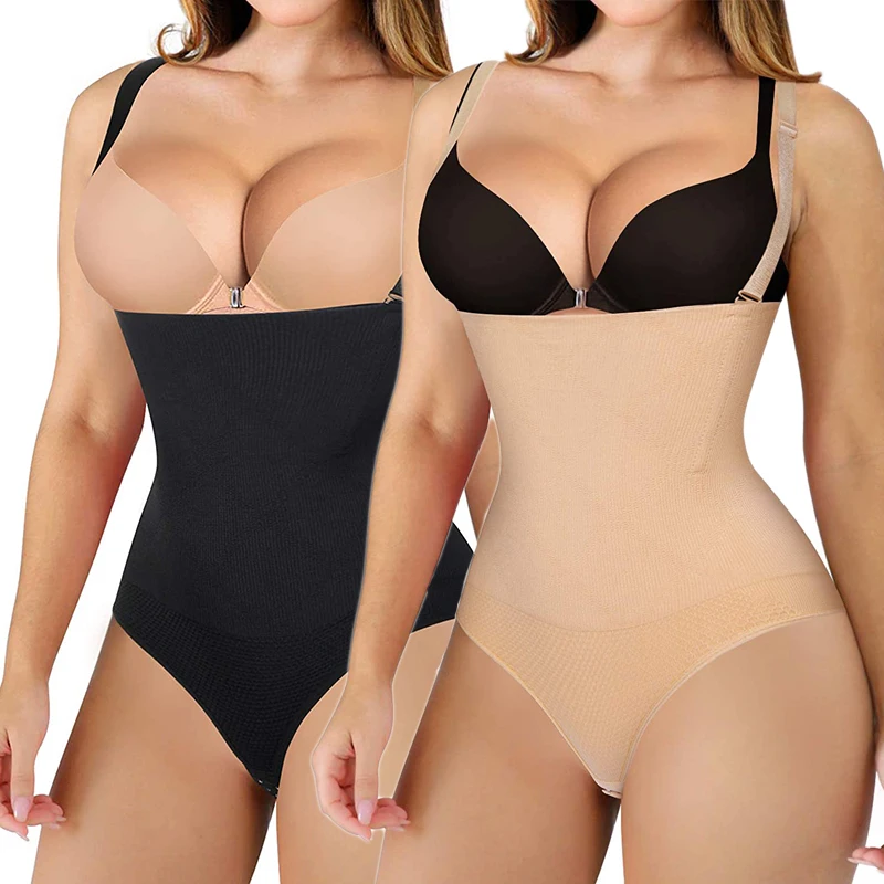 Body Shapewear Bodysuit Thongs Waist Trainer Body Shaper Slimming Sheath Woman fFlat Belly Reductive Girdle Shaping Underwear