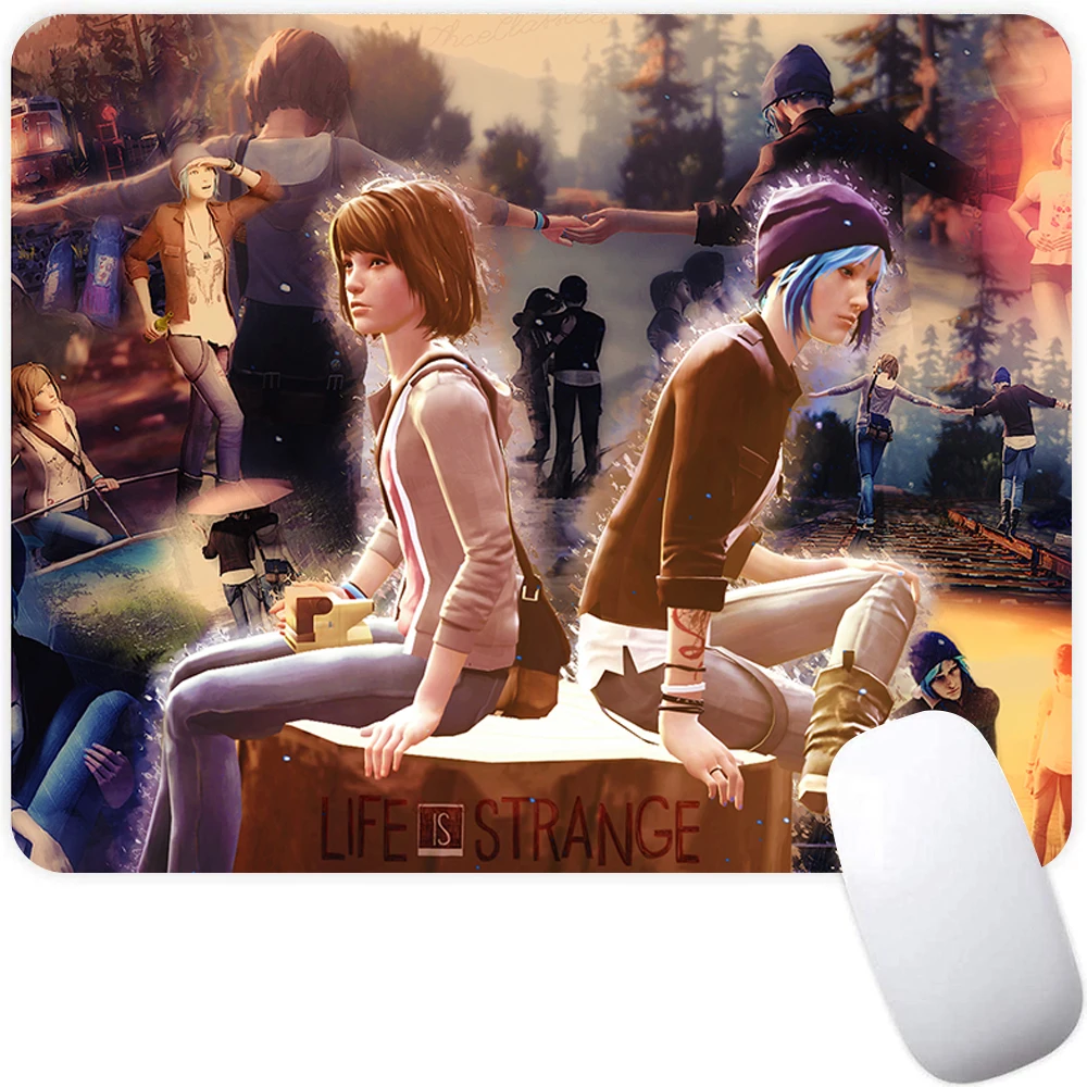 Life is Strange Small Gaming Mouse Pad Computer Mousepad PC Gamer Mouse Mat Laptop Mausepad Mouse Carpet Keyboard Mat Desk Pad