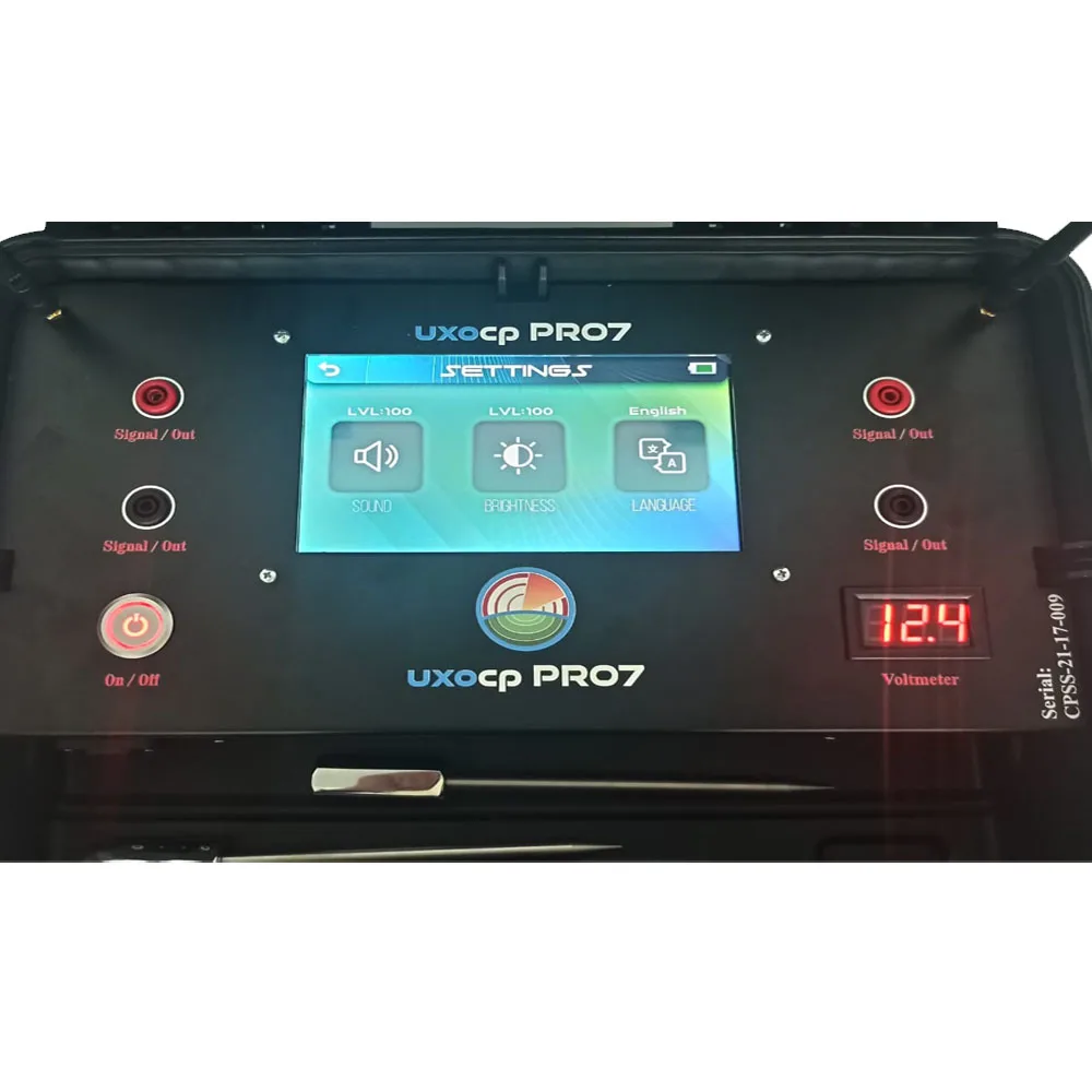 Uxo CP PRO7 Area Scanning Device 1.5 Kilometer Area Scanner English Arabic and Germany Language Option