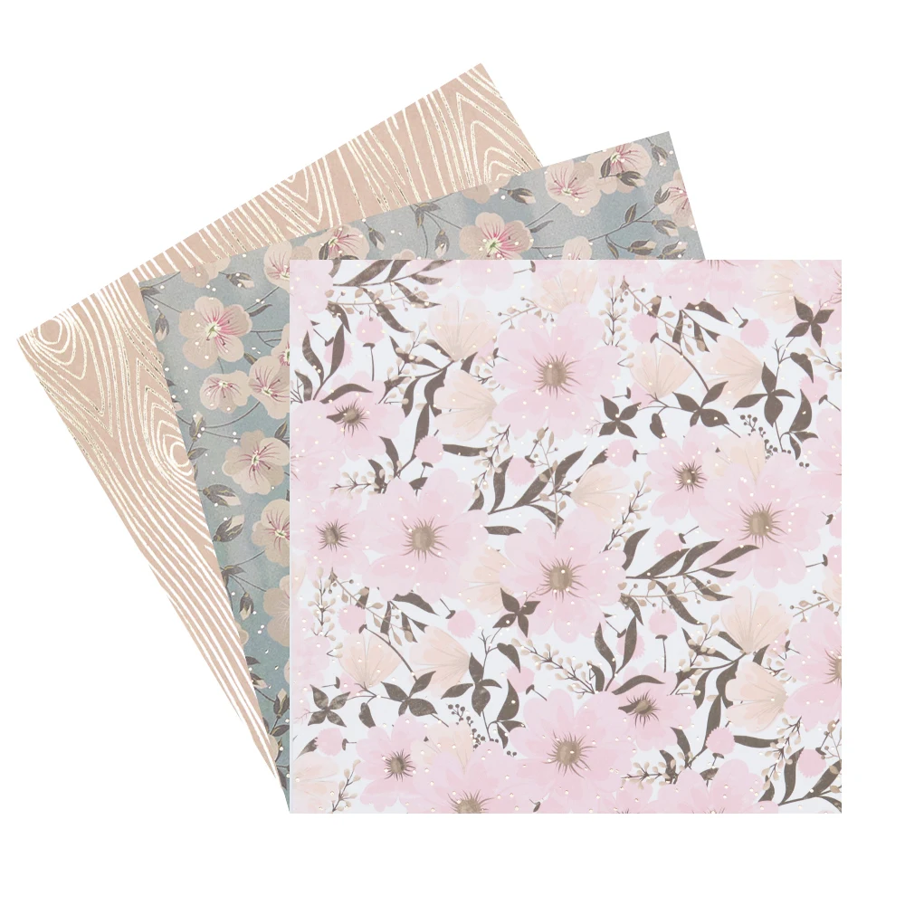 Creative Path Tranquil Place 6-Zoll-Scrapbooking-Papierblock mit Blumenmuster, dekoratives Scrapbook-Hintergrundpapier für Journaling – Detail 6