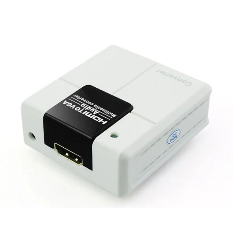 HDMI to VGA converter, With professional audio, converts the HDMI digital signal from a computer, graphics card, PS4 or XBOX 360 to