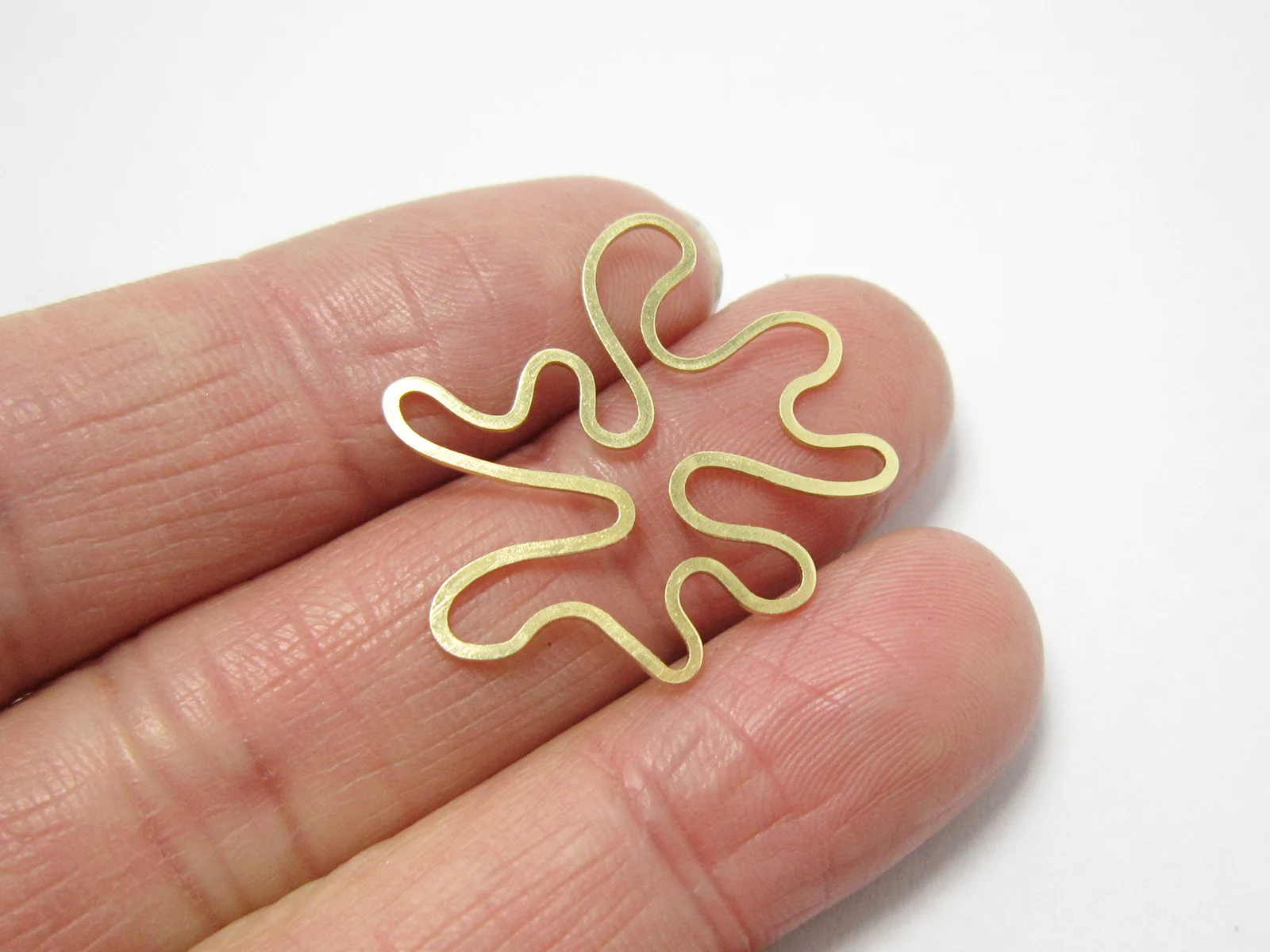 

10 шт латунные Асимметричные Подвески 27,5x26,5x0,6 мм латунные коралловые серьги подвески-R1168