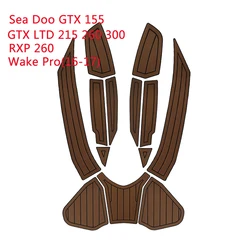 Customized Marine Boat Flooring EVA Jet Ski Non Skid Pads  Faux Teak Self Adhesive Mat For Seadoo Wake Pro GTX  RXT-X 300