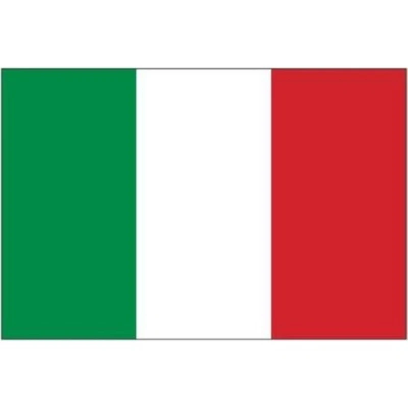 Italy Send Flag 50x75 cm campaign Bayrak long time vitality and color excellent quality green white red