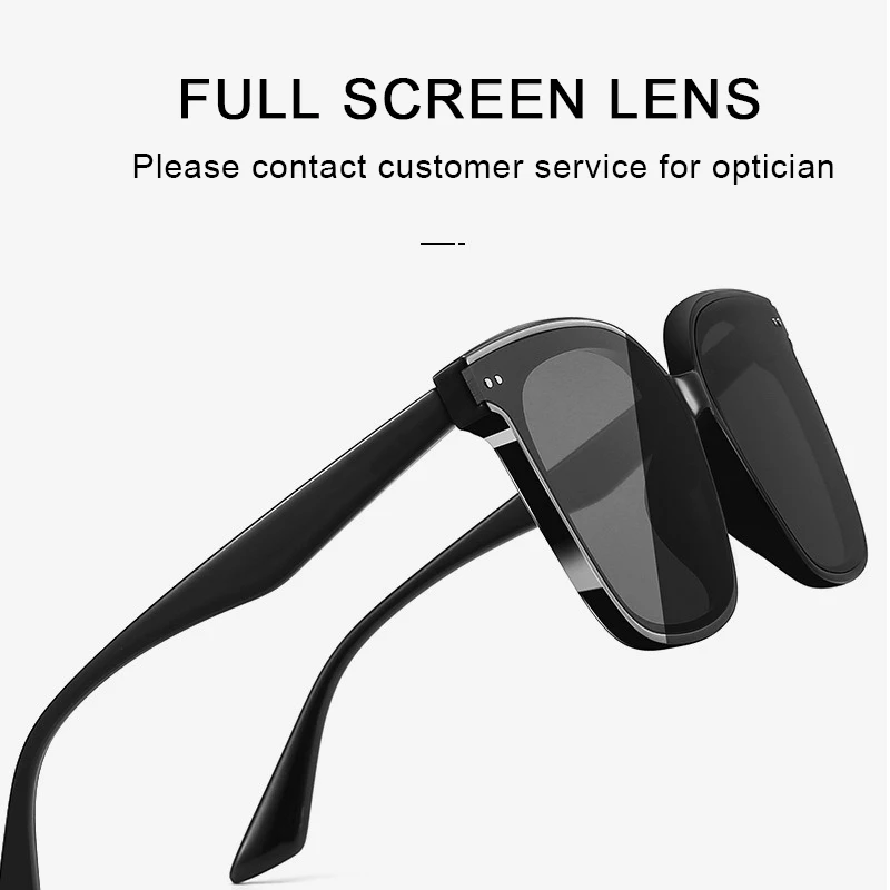 GM Sunglasses Men Luxury Brand Design Oversized Acetate Polarized UV400 Sunglasses Women Men Korea Style Oversized Sun Glasses