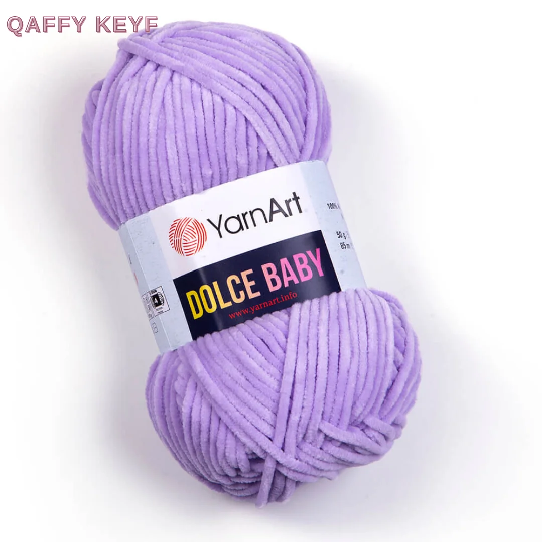 Yarnart Dolce Baby 100% Micro Polyester  Soft Velvet Bulky Amigurumi Knitted Doll Threads YarnCrochet Tricots DIY Loop trikotin