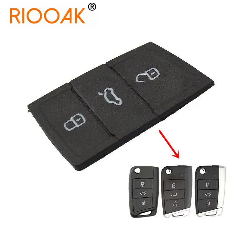 3 Button Cover Replacement Flip MQB Remote Cover Pad MQB Key Shell Cover For VW Golf MK7 Golf 6 Tiguan L Skoda Passat