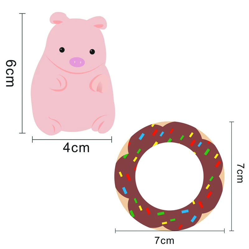 Needle Felting Kits Mini Donut Pig Merino for Beginners, Felting Mat, Felting Needles, Finger Guards, Instructions, DIY Craft