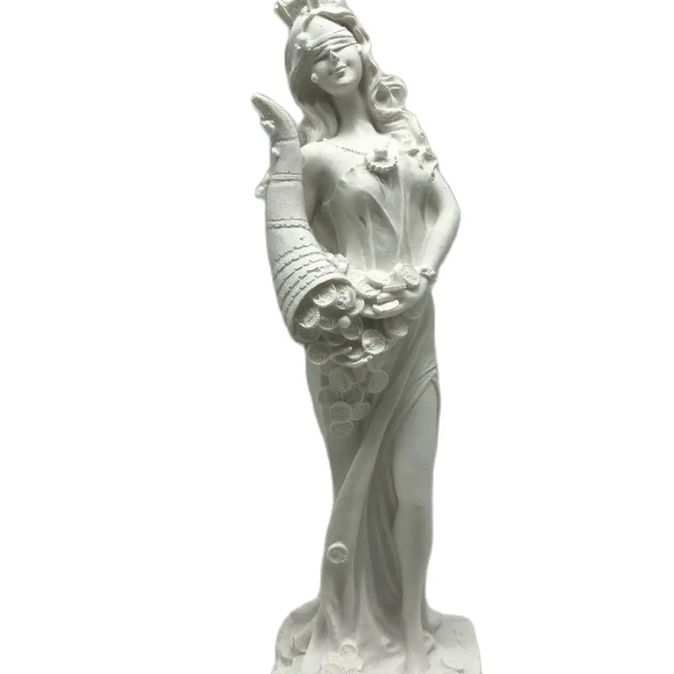 Goddess of Fortune 29 cm High Figure for Home Decoration to Attract Good Luck Work and Good Vibration