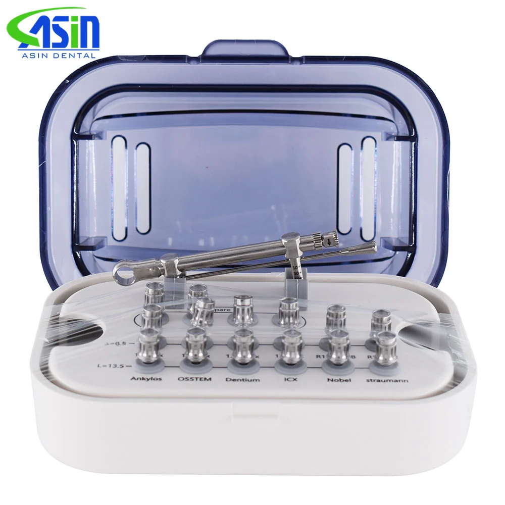 14Pcs/set Dental Implant Restoration Tool Kit Odontotecnico Dentistry Universal Implantology Torque Screwdrivers Wrench