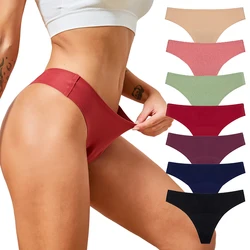 Seamless G-Strings Menstrual Panties Women Sexy T-backs 4-Layer Leak Proof Incontinence Period Briefs New Fashion Lingerie