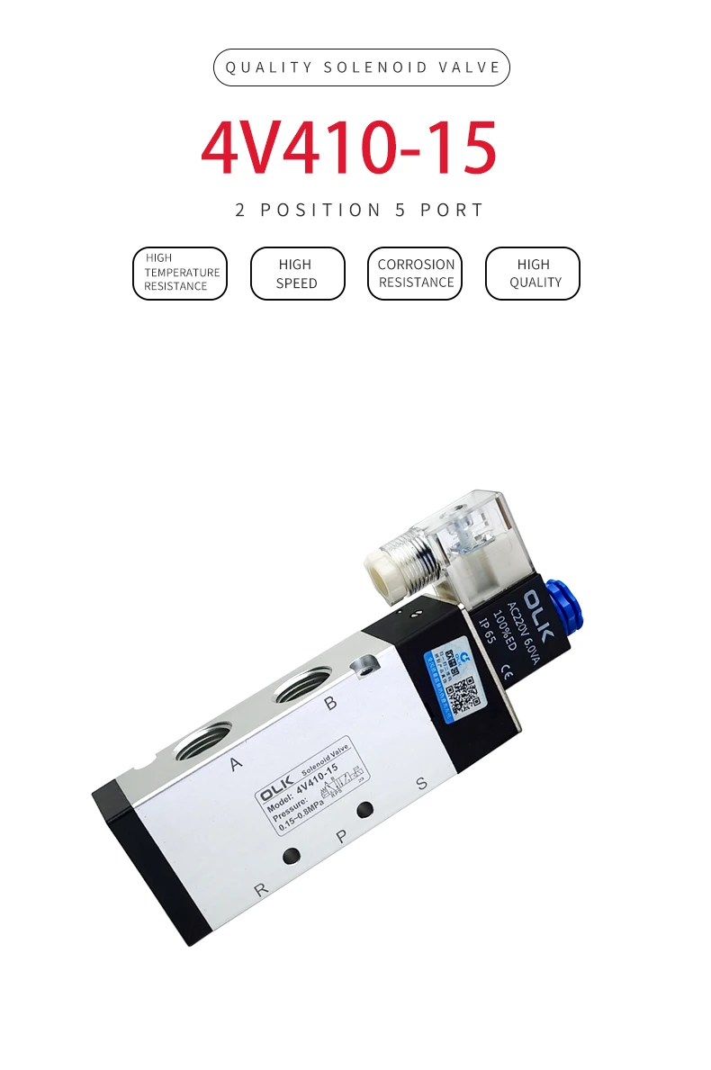 Magnetventil Pneumatic Solenoid Hydraulik — Detail 1