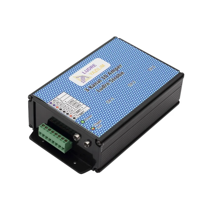 3 uscite KANALLI 10 AMP MACHINE VISION AYDINLATMASI e LED DRIVER shellre STROBE 3