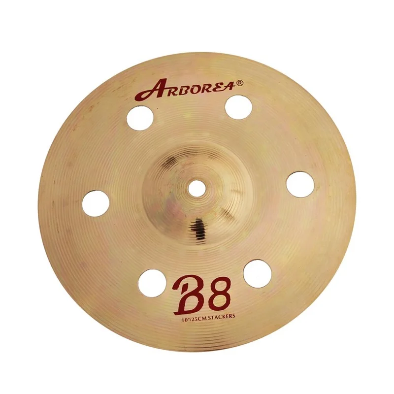 

Arborea Red B8 Cymbals 10 "озоновый тарелка эффект тарелки для барабанщика