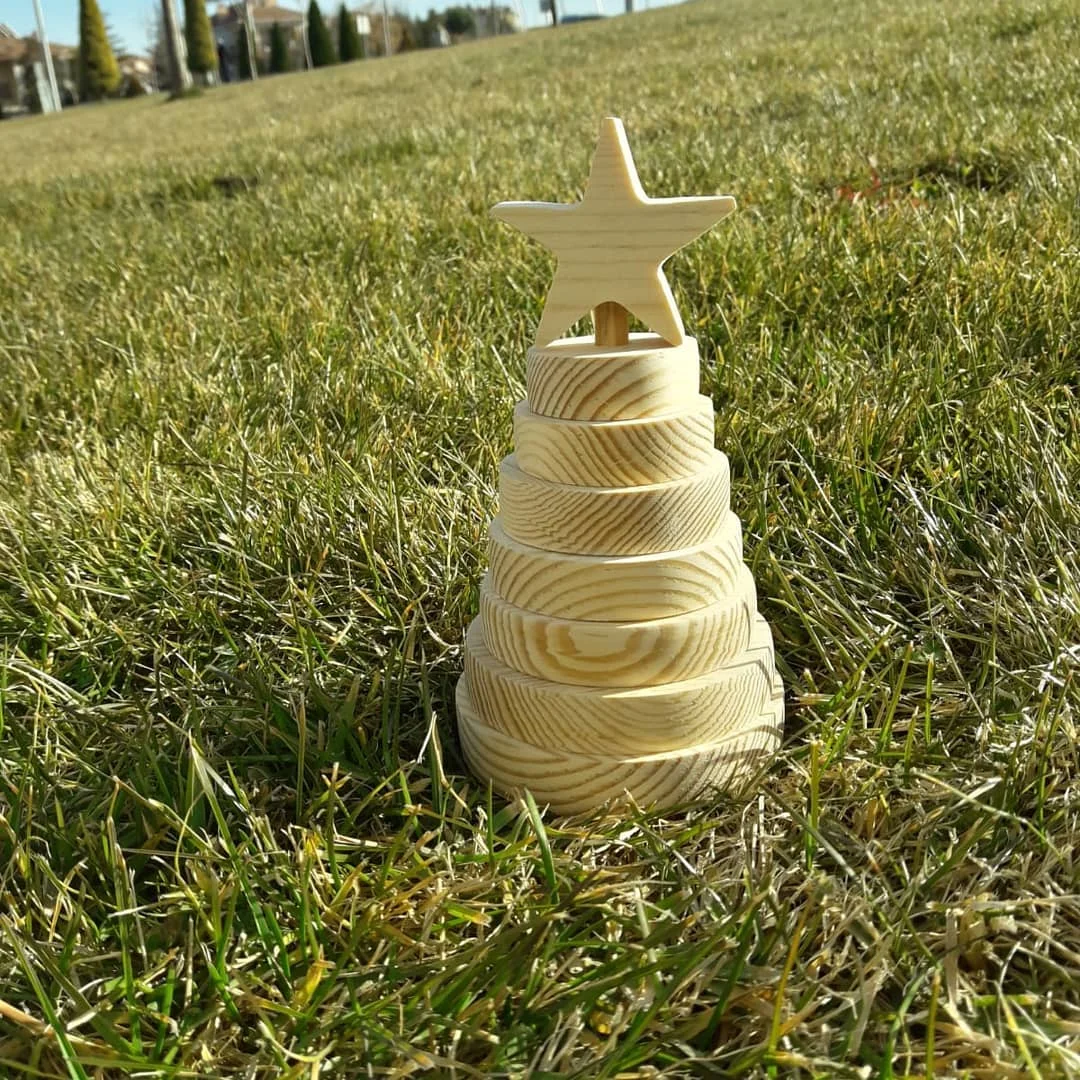 Bayi Montessori Mainan Kayu Menara Susun 2 Gaya Yang Berbeda Balita Mainan Bayi Mainan Buatan Tangan Turki