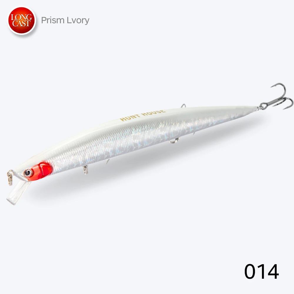 Hunthouse Angelköder Tide Minnow Slim 175 Harte Köder 175mm 24,5g Schwimmende Wobbler Meeresangeln für Wolfsbarsch-Ausrüstung