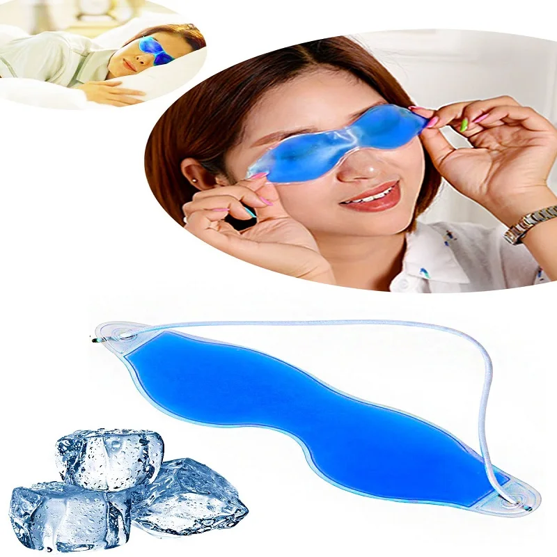 Cold Warm Eye Therapy Tape Mask Relieves Eye Fatigue Beauty Reusable Gel Eye Mask Sleeping Mask