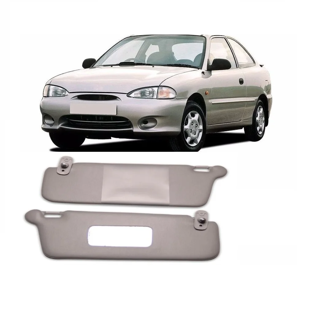 For Hyundai Accent Interior Sun Visor (1995-1999 Left Right 2 PCs Car Sun Siperlik Protection Car Accessories Replacement Parts Trim