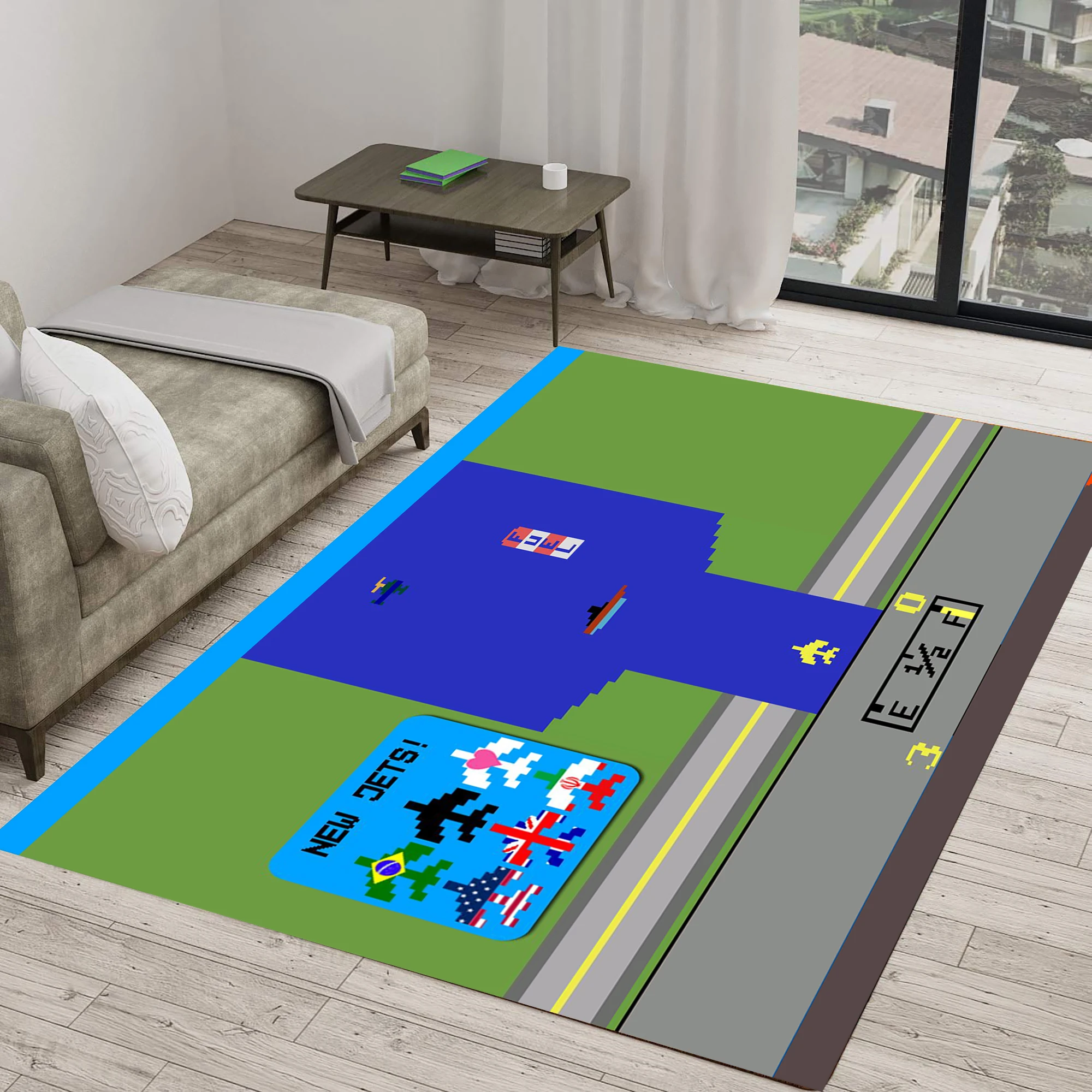 

Retro Games Pattern Rug, Riverride Rug, Kids Room Carpet, Rugs, Living Room Rug, Home Decor Carpets, Rug, Decor For Boy Room