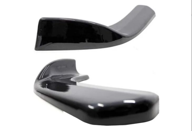 Universal Car Bumper Flap Lip Splitter Diffuser Scratch Spoiler ABS Plastic Gloss Black Left And Right Tuning Accessories