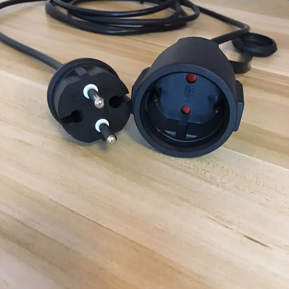 3M EU  European Power Extension Cord  Germany Male to Female Power Extension Wire for S14 String Lights Christmas Holiday Lights