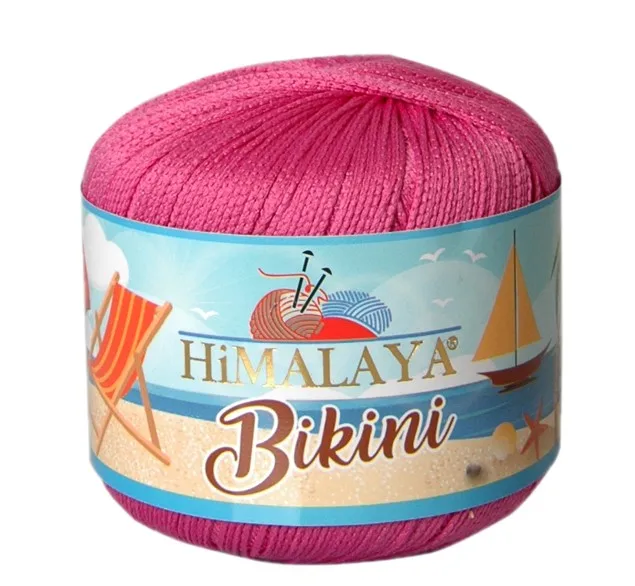 Himalaya Bikini przędza 5x50g Knitting Crochet elastyczna mikrofibra nici akrylowe strój kąpielowy stroje kąpielowe kostiumy kąpielowe Top STRETCH