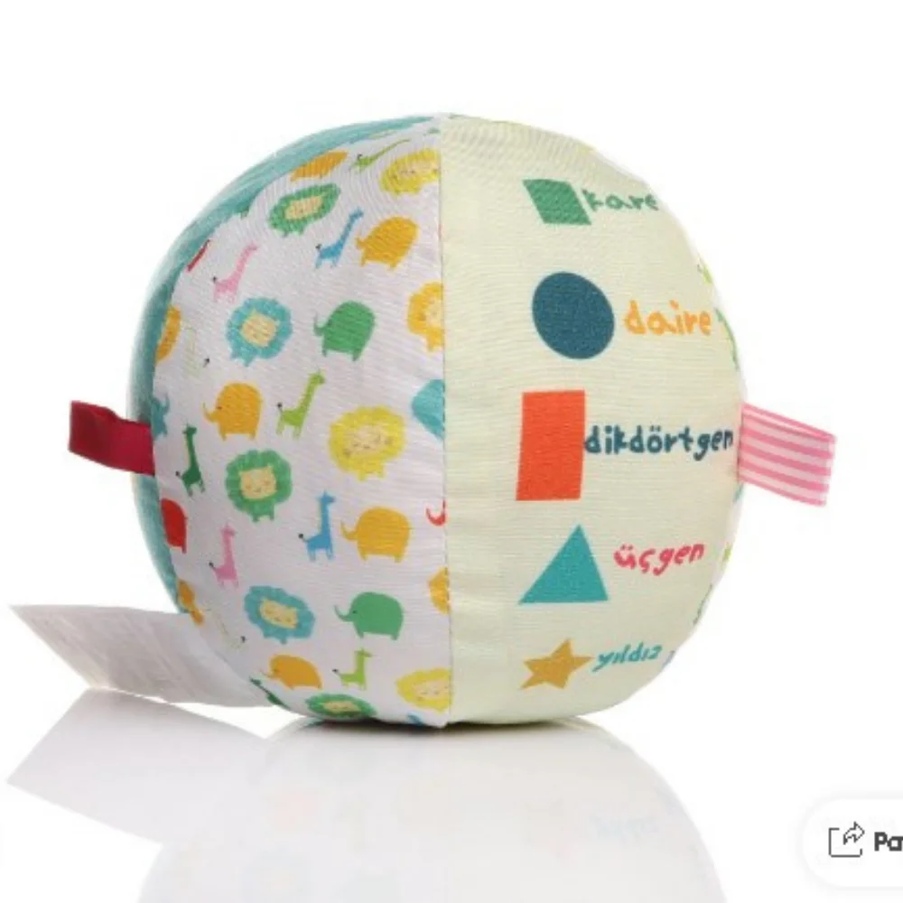 Bola de Brinquedo Diversão Educacional 5 Polegadas Bebê Ensinado Letras Mãe Criança Menina Menino Divertido Desenvolvimento Pessoal Moda Adequado para Todas as Idades Inteligência Presente Seguro Conveniente Multi-Comp