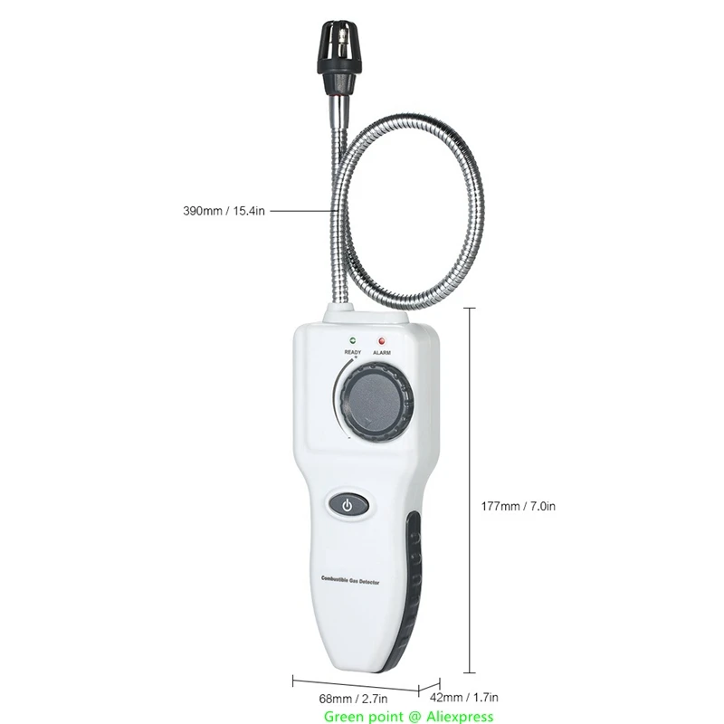 5ชิ้นเครื่องตรวจจับการเผาไหม้ก๊าซ GM8800B ความไวสูงเซ็นเซอร์วิเคราะห์ก๊าซเมตรช่องเสียบหูฟังข้างเดียว