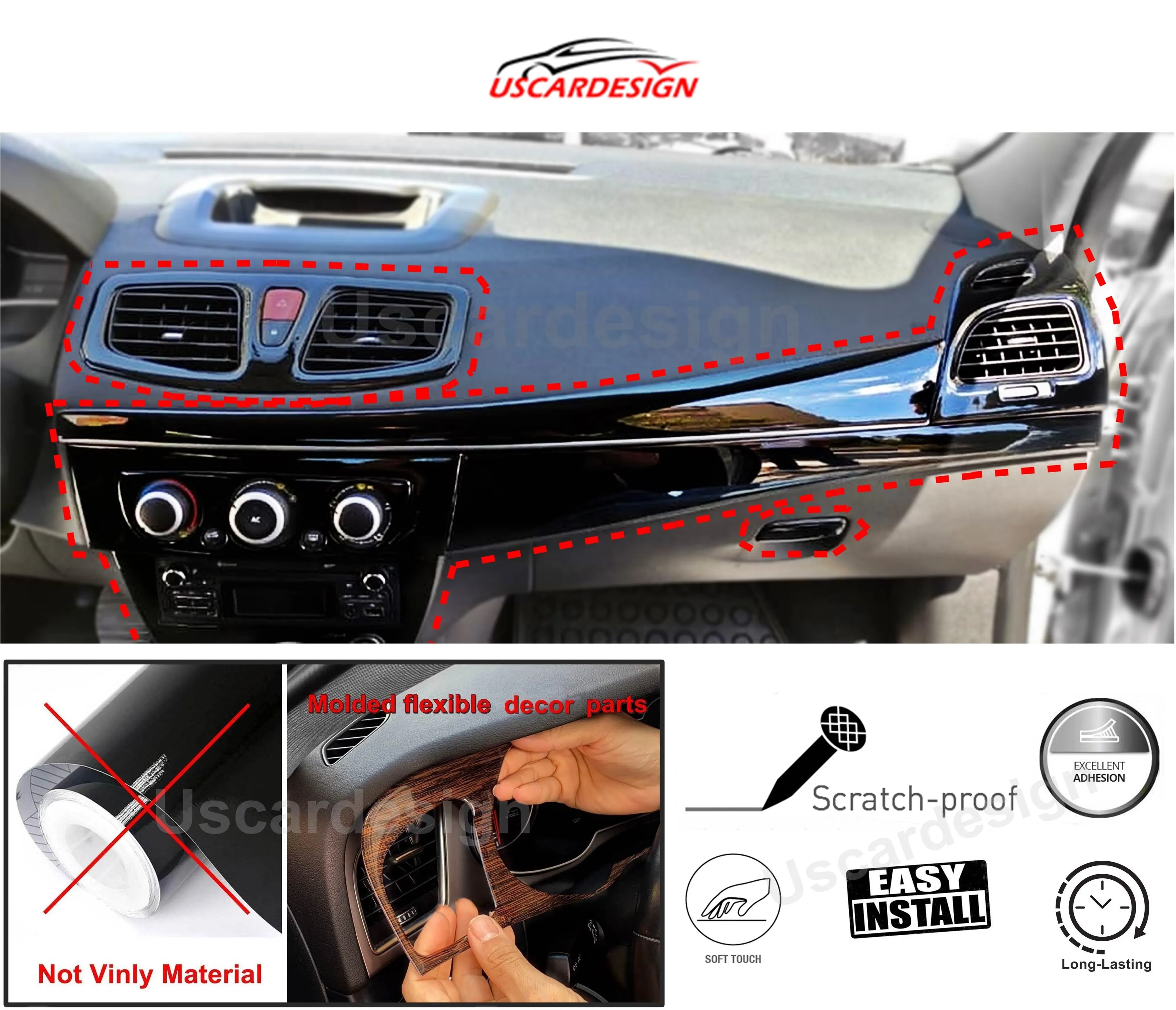 

For Renault Megane 3 Customized Full (Doors + Dashboard) Decor Frames Piano Black / Carbon Fiber / Glossy Silver / Glossy Red /