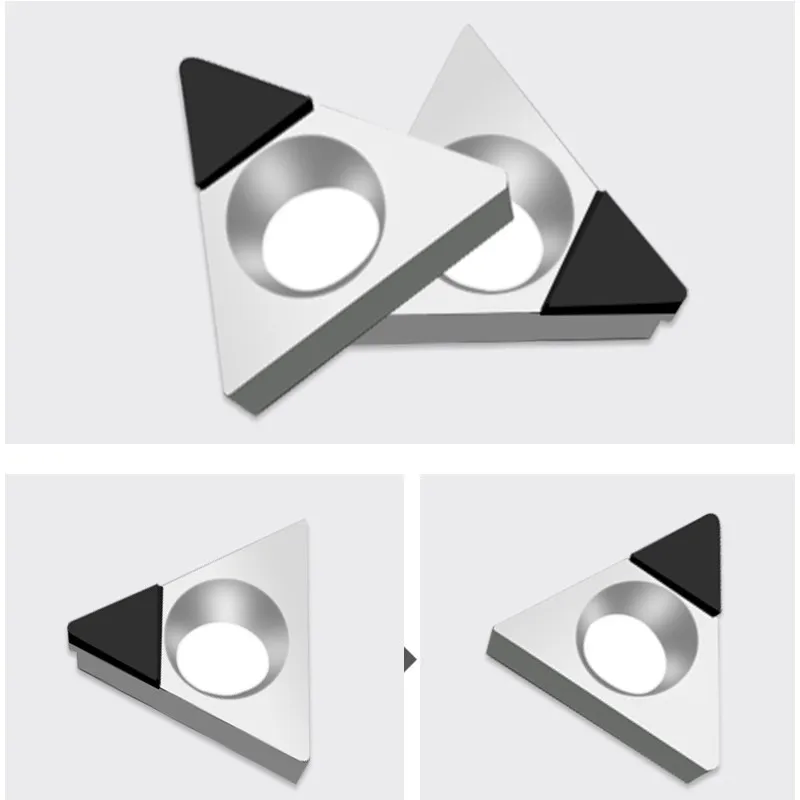 Insert Pcd Cbn Machines Draaibank Snijgereedschap Insert TBGT060102 TBGT060104 Pcd Voor Aluminium Cbn Voor Hard Staal