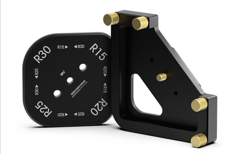 Corner Radius Routing Template Jig, Round and Straight Corners