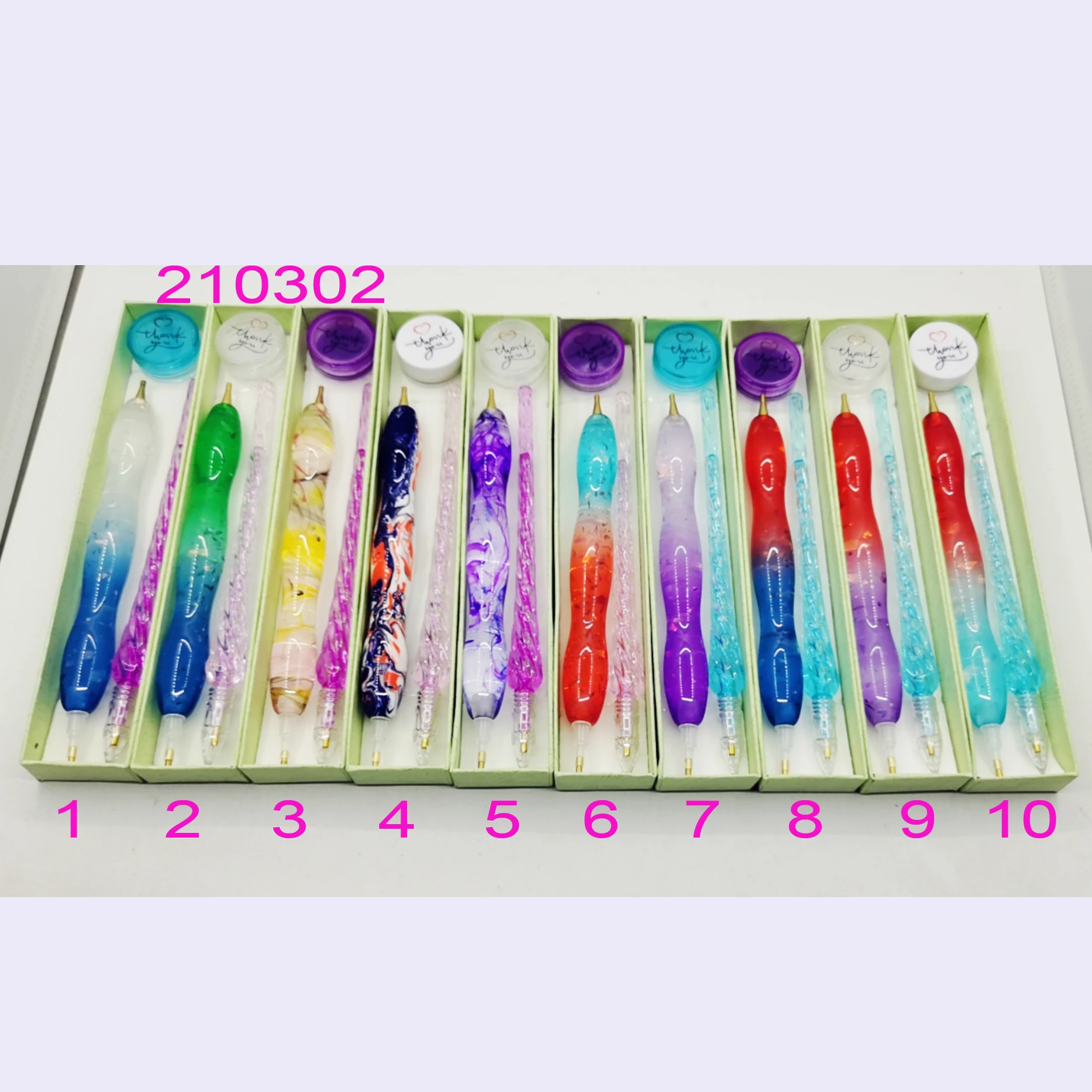 

New Handmade Diamond Painting Item No 210302 resin pen