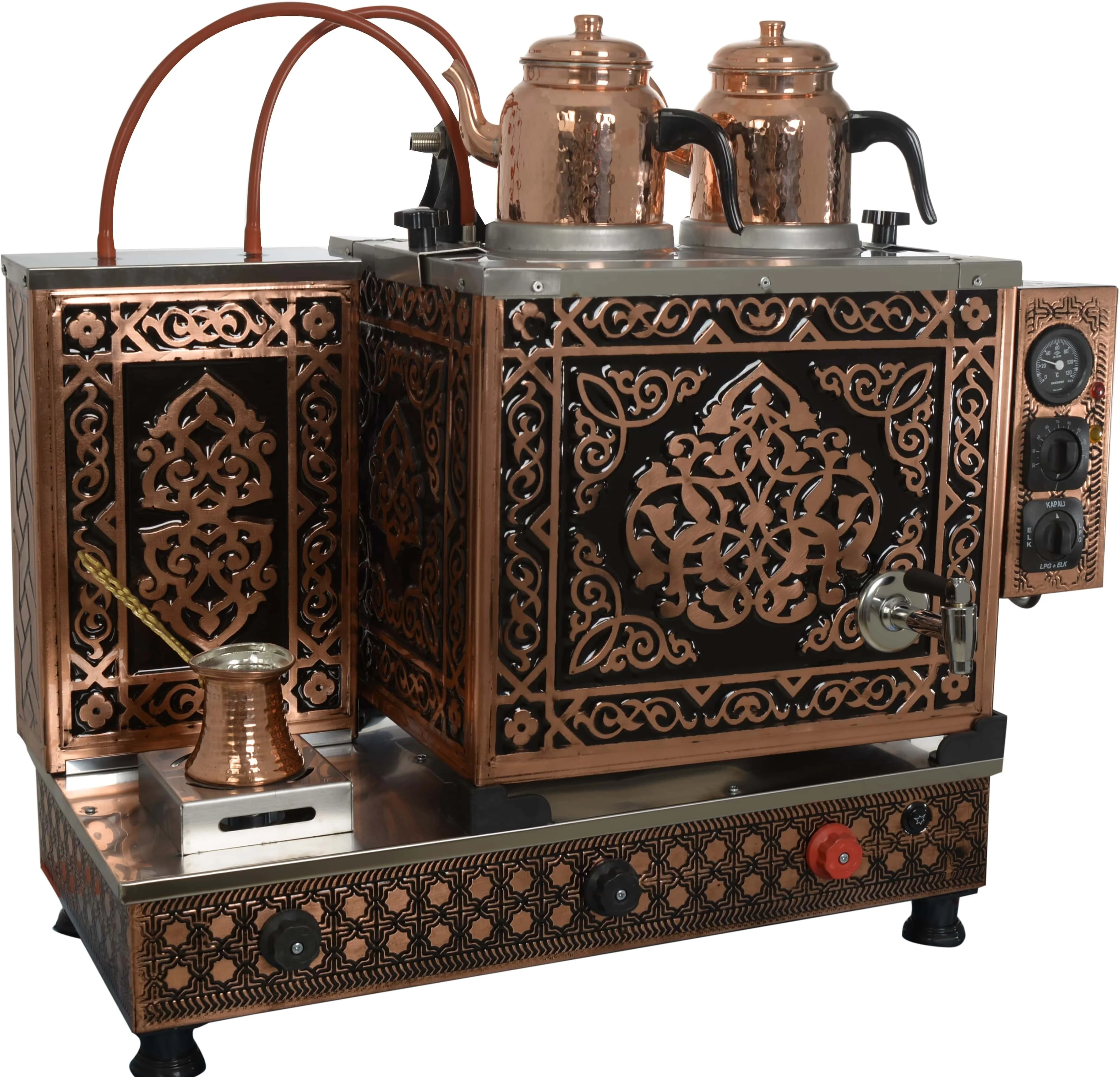 KUTLU PRINCE 2 COPPER TEA MACHINE