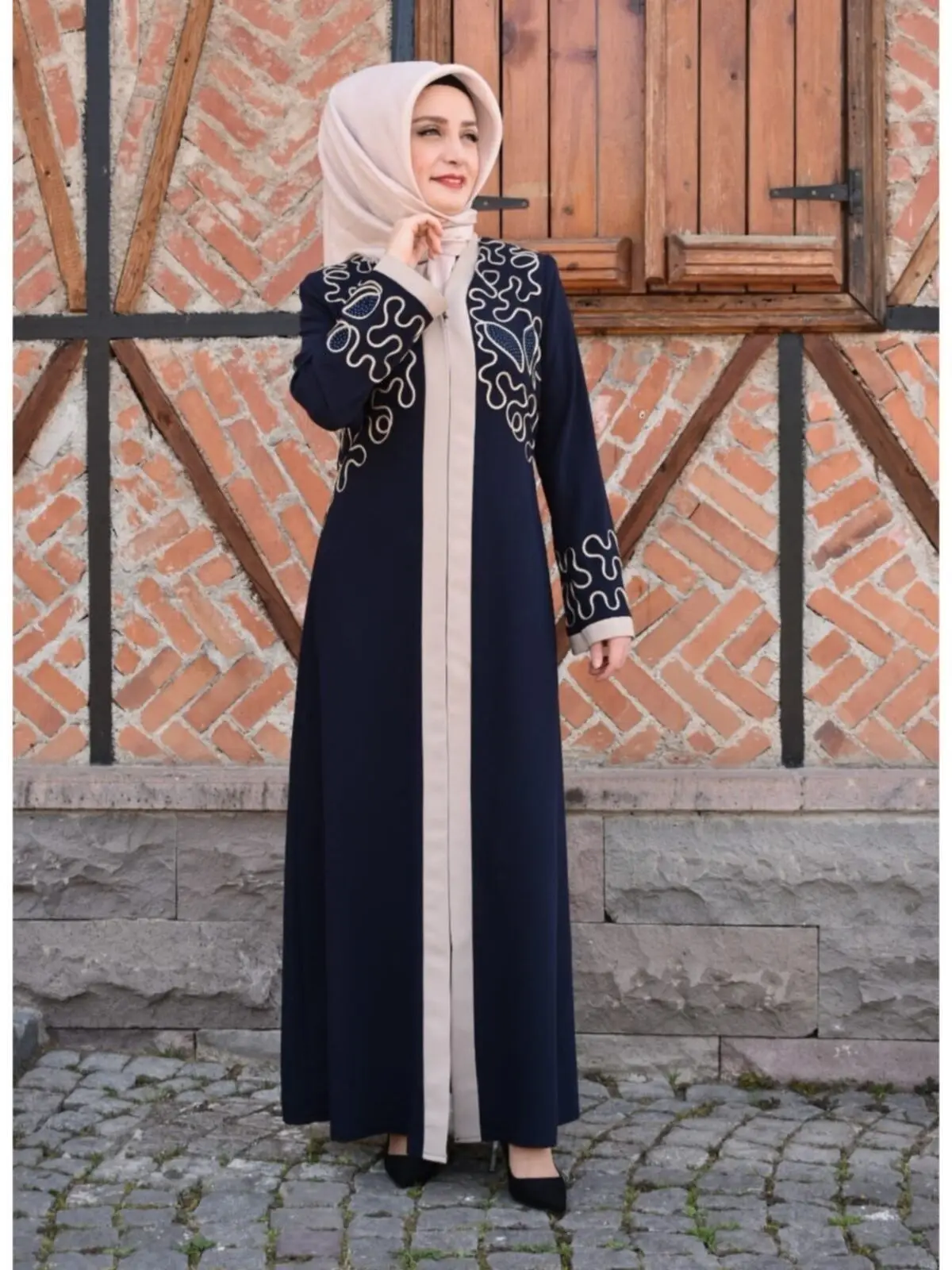 Abaya Muslim Dress Women Hijab clothing Abaya Plus Size Hand Embroidery Maxi Kaftan dresses for women skirt Muslim women hijab