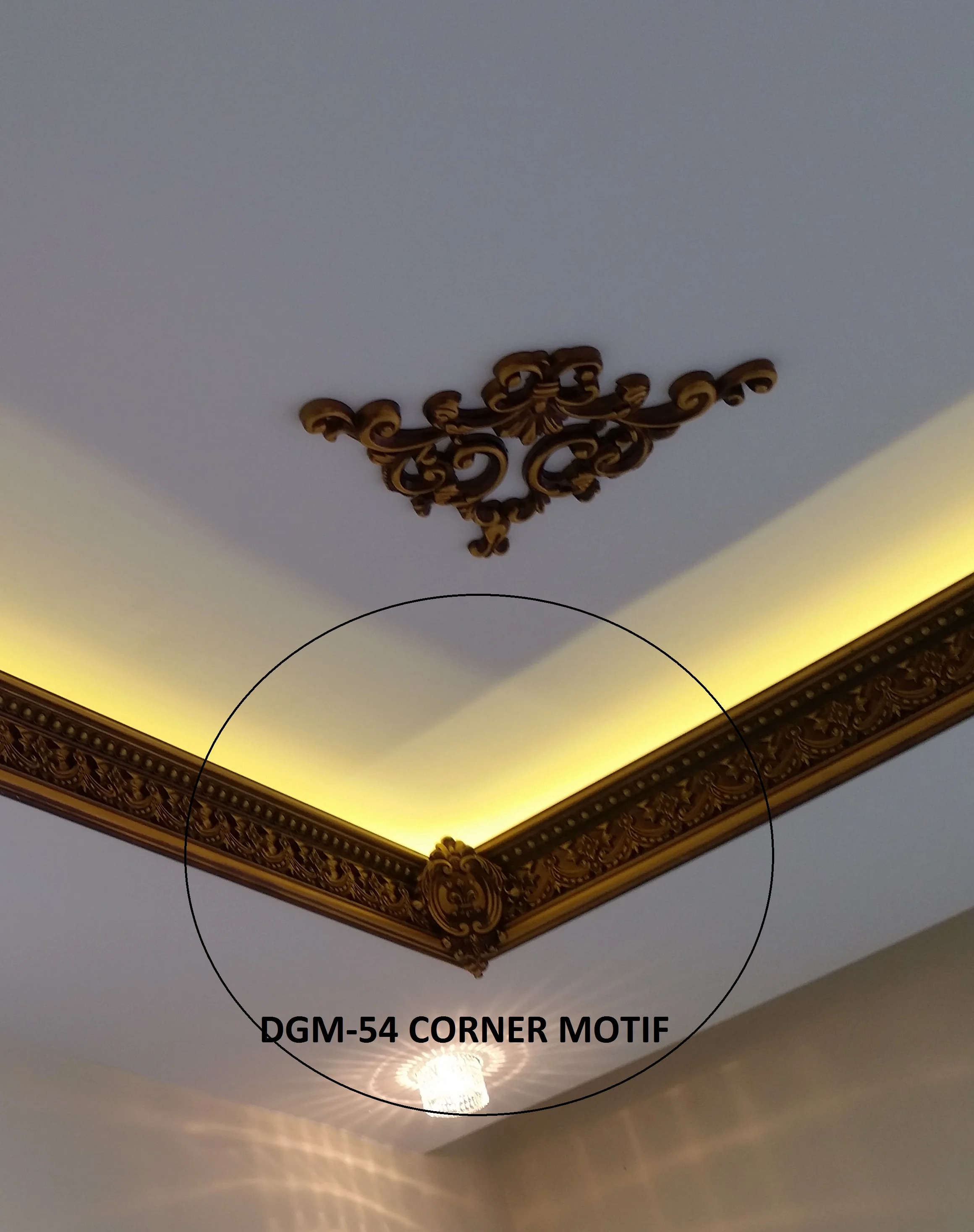 DECOGOLD Decorative Corner Motif To Hide The Joint Points Decorative Motif For Interior Design