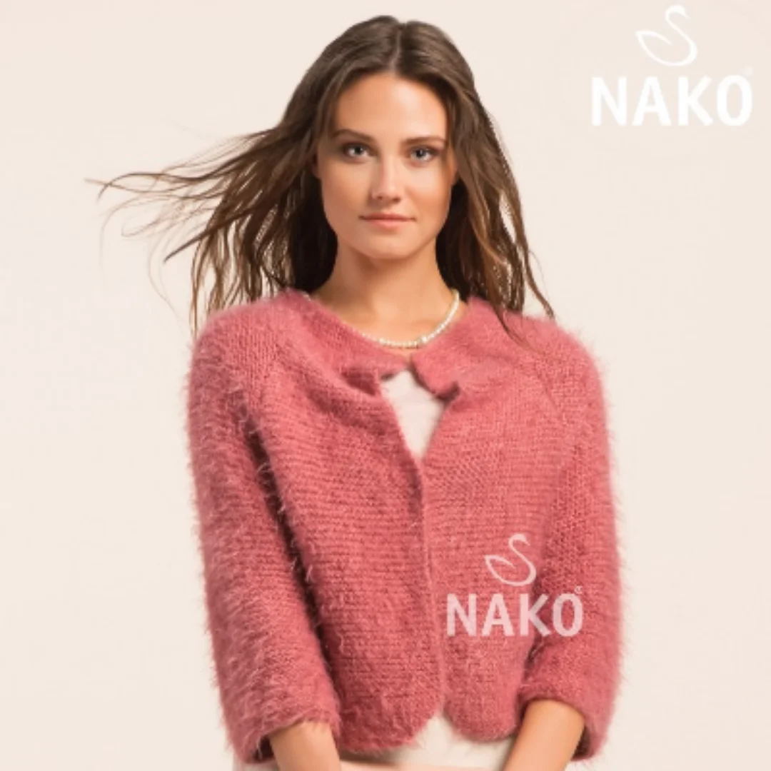 Nako Paris-hilo de lana suave y cálido para tejer a mano, hilo de ganchillo, DIY, prendas de punto para bebé, bufanda, cárdigan, chal, gorros, suéter