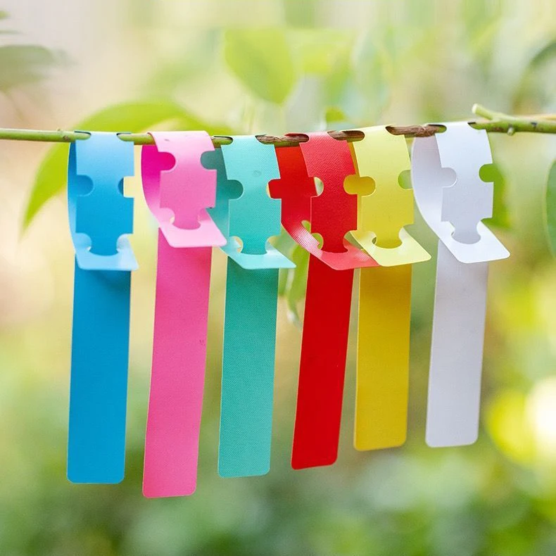 100pcs Waterproof Plant Markers Plant Hanging Tags Garden Flower Label Loop Plant Label Tools Garden Pots Horticultural Tallies