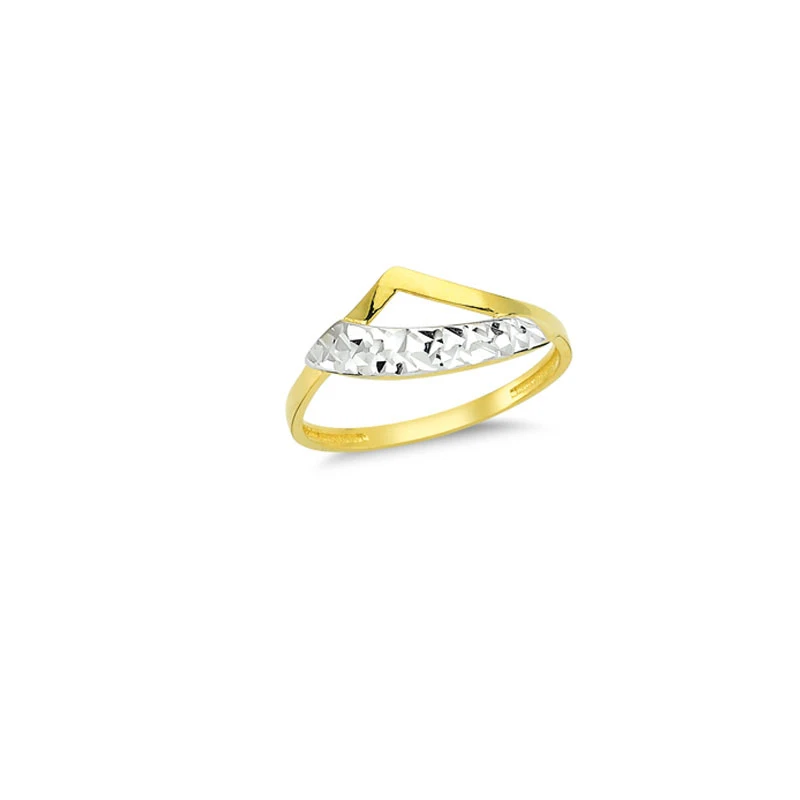 14K Solid Gold Classy Ring for Women