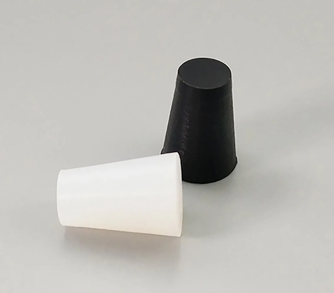 Clear/Black Soild Conical Silicone Rubber Plugs 1.5-16mm Blanking Stopper Tapered Plug Seal End Cover Caps