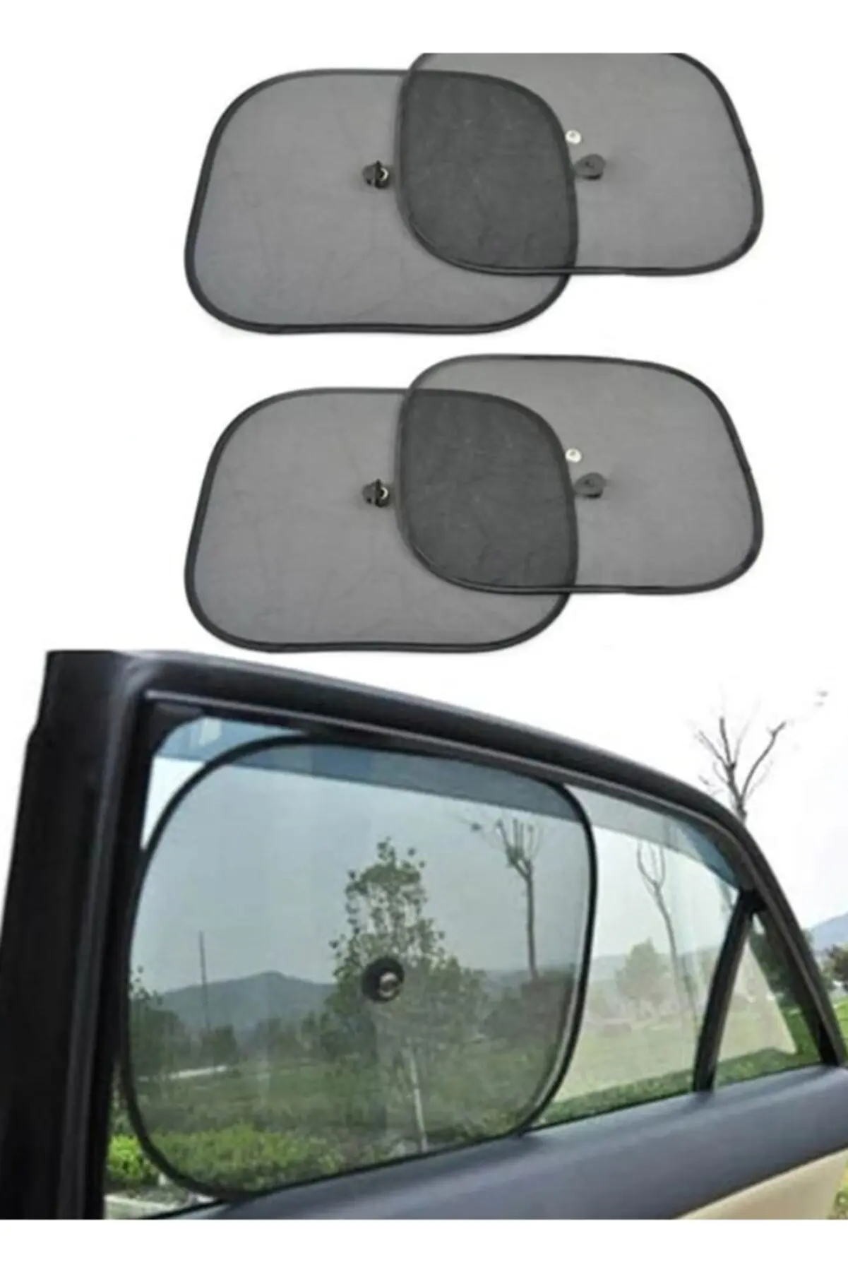 Car Side Window Suction Cup Sunshade Baby Breastfeeding Curtain Auto  Block 2 Pieces Sunshade Suction  Curtain